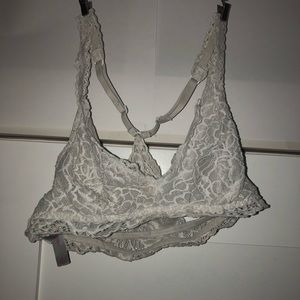 white lace bra!